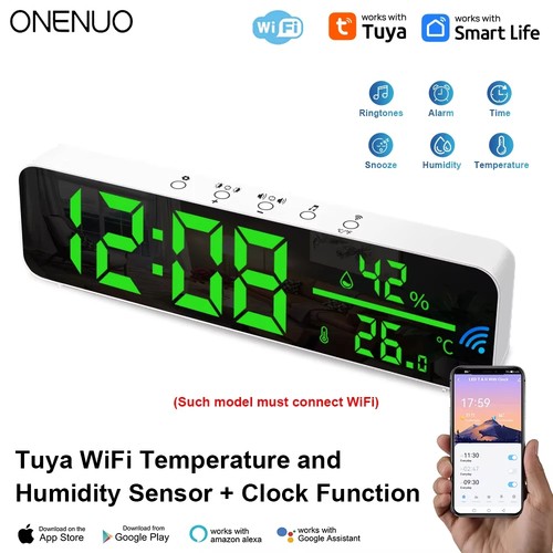 Tuya wifi temp humidity sensor - wifi,