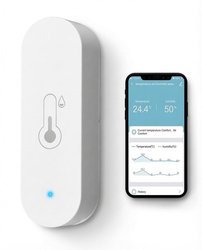 Wifi temperature humidity - temperature, &